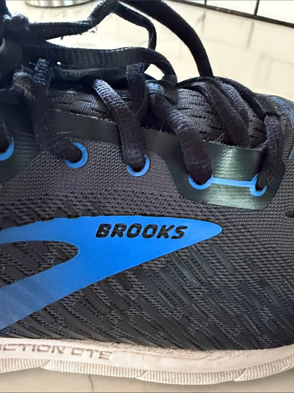 Brooks Men’s Addiction GTS 15 Blk/Bl Supportive Running Shoes, Sz 11 EXTRA WIDE